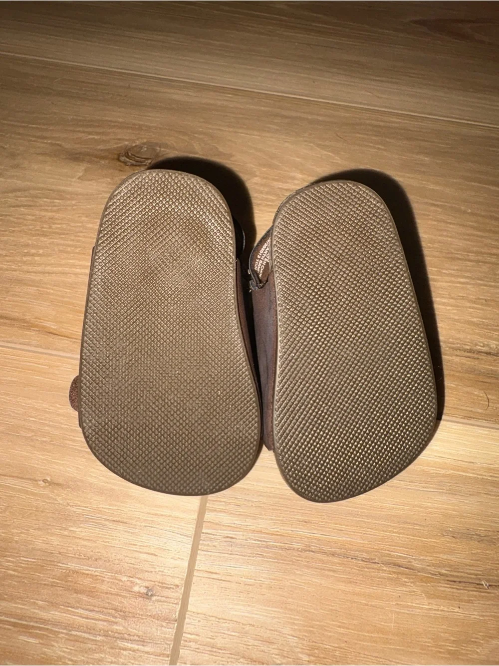 Old Navy Brown Double Buckle Baby Sandals | Size 0–3 Months